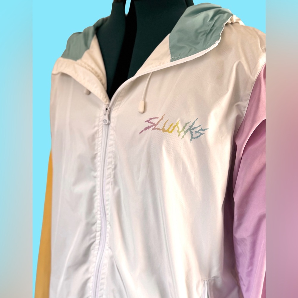 Slunks RARE Color Block Windbreaker Limited Release Men’s Size M - Picture 2 of 16